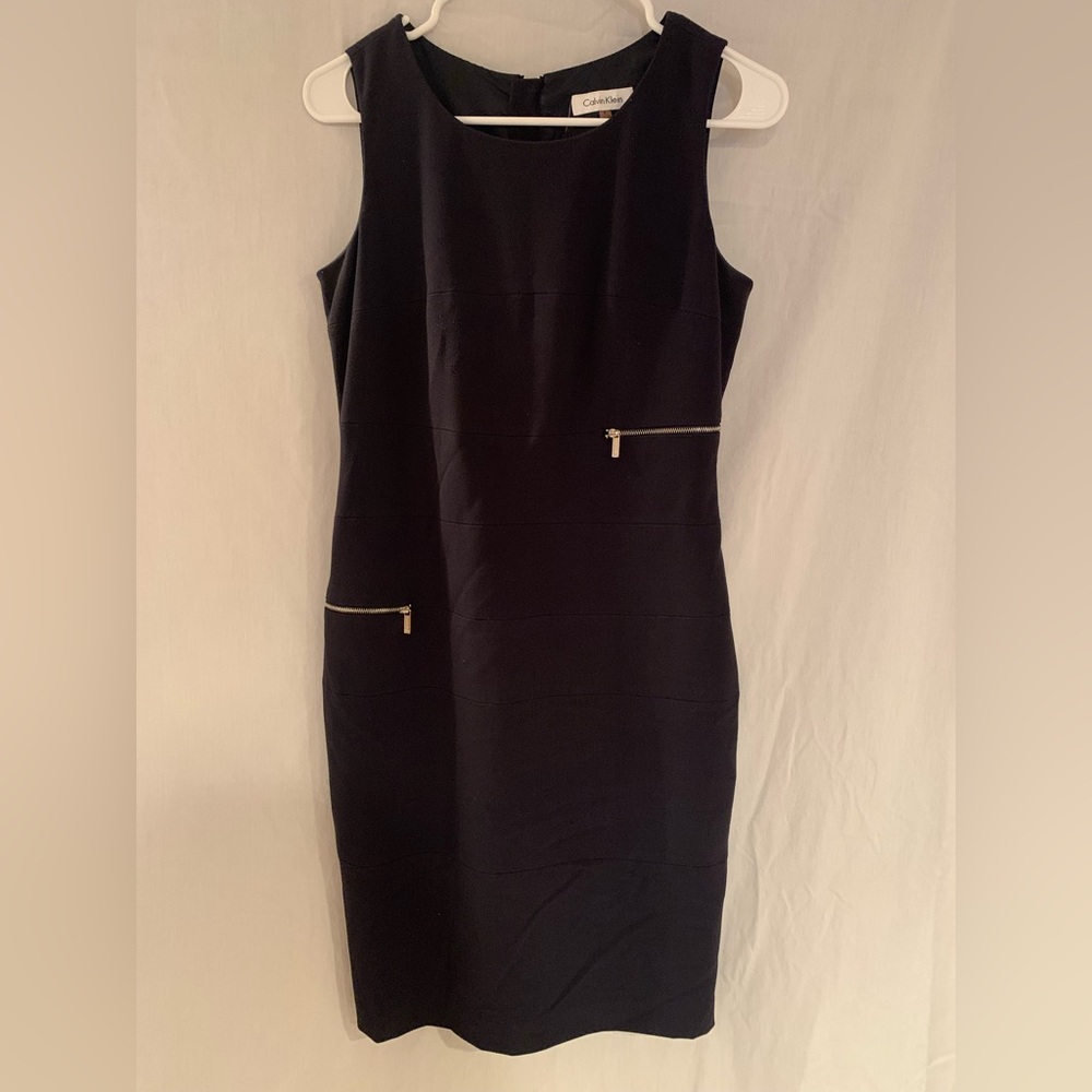 Calvin Klein black dress size 4 Fully Lined